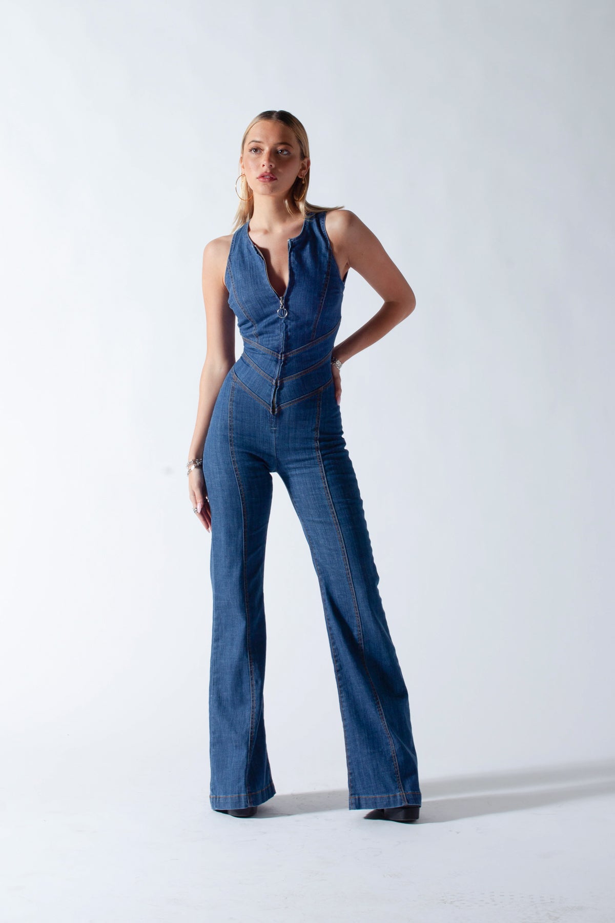 Livia | Lovely Denim Jumpsuit