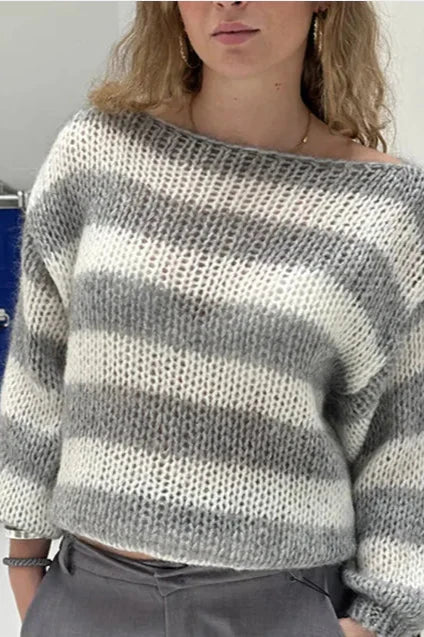 Livia | Cute Striped Sweater
