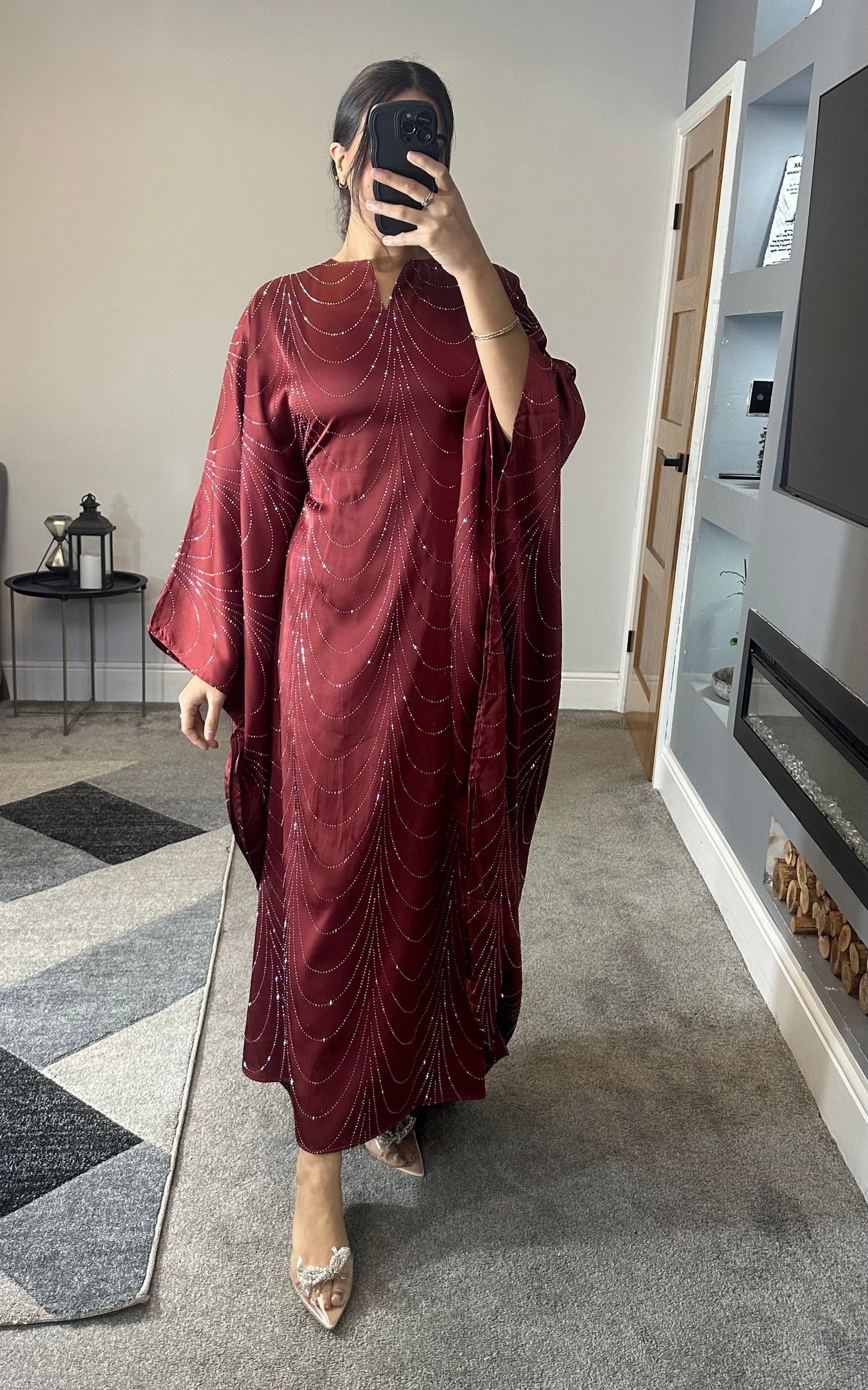 Livia | Rhinestone Abaya