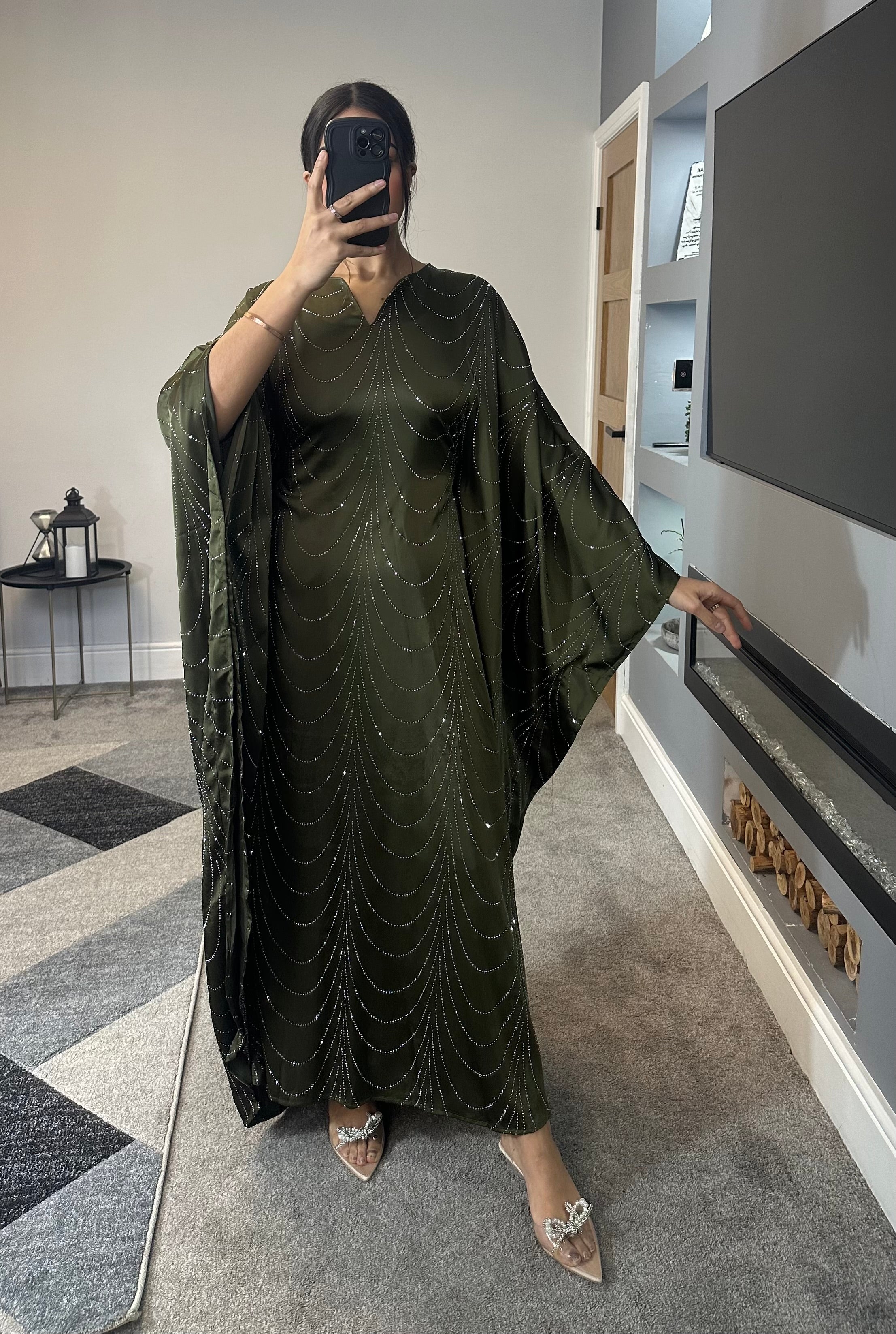 Livia | Rhinestone Abaya