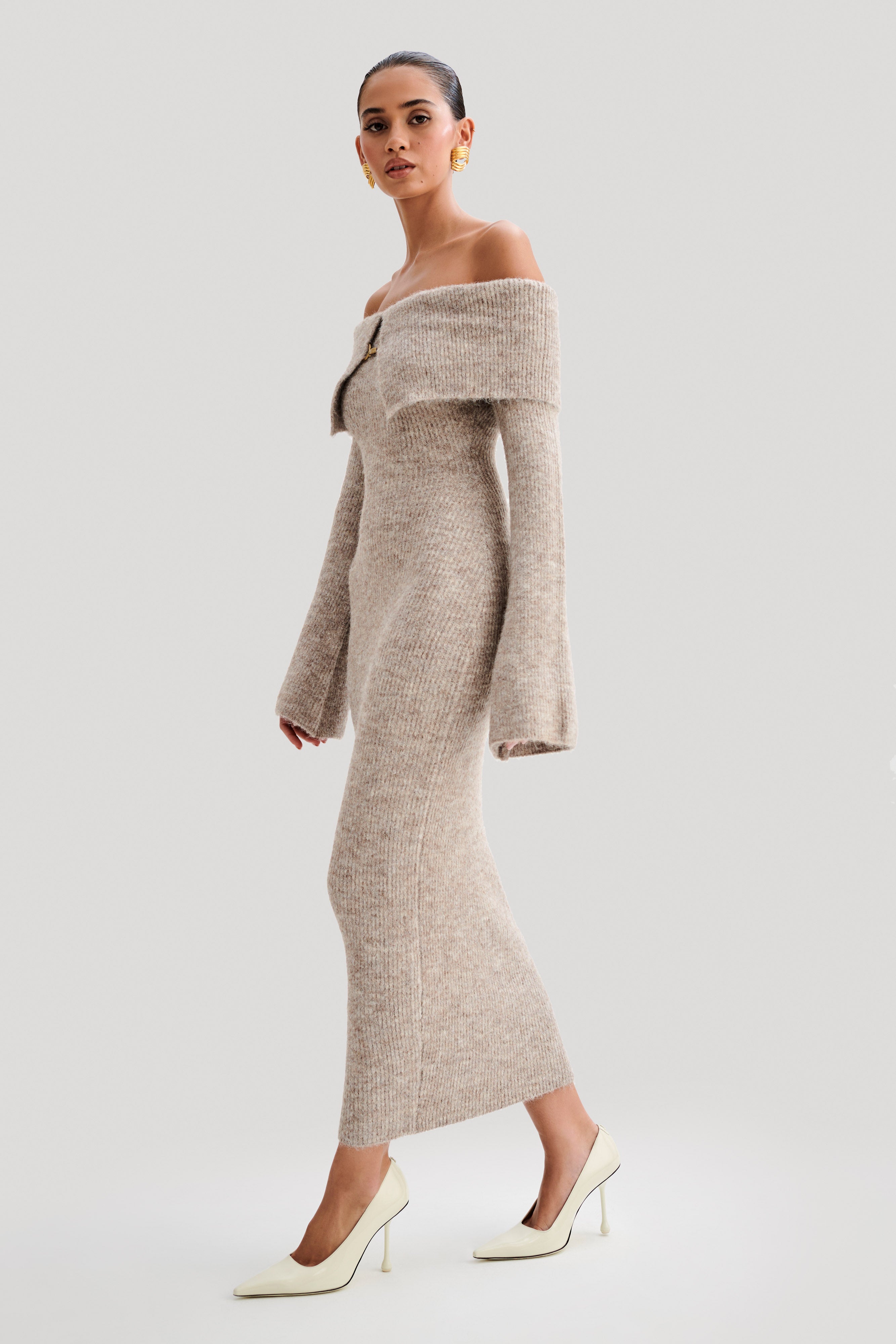 Livia | Fluffy Knit Dress