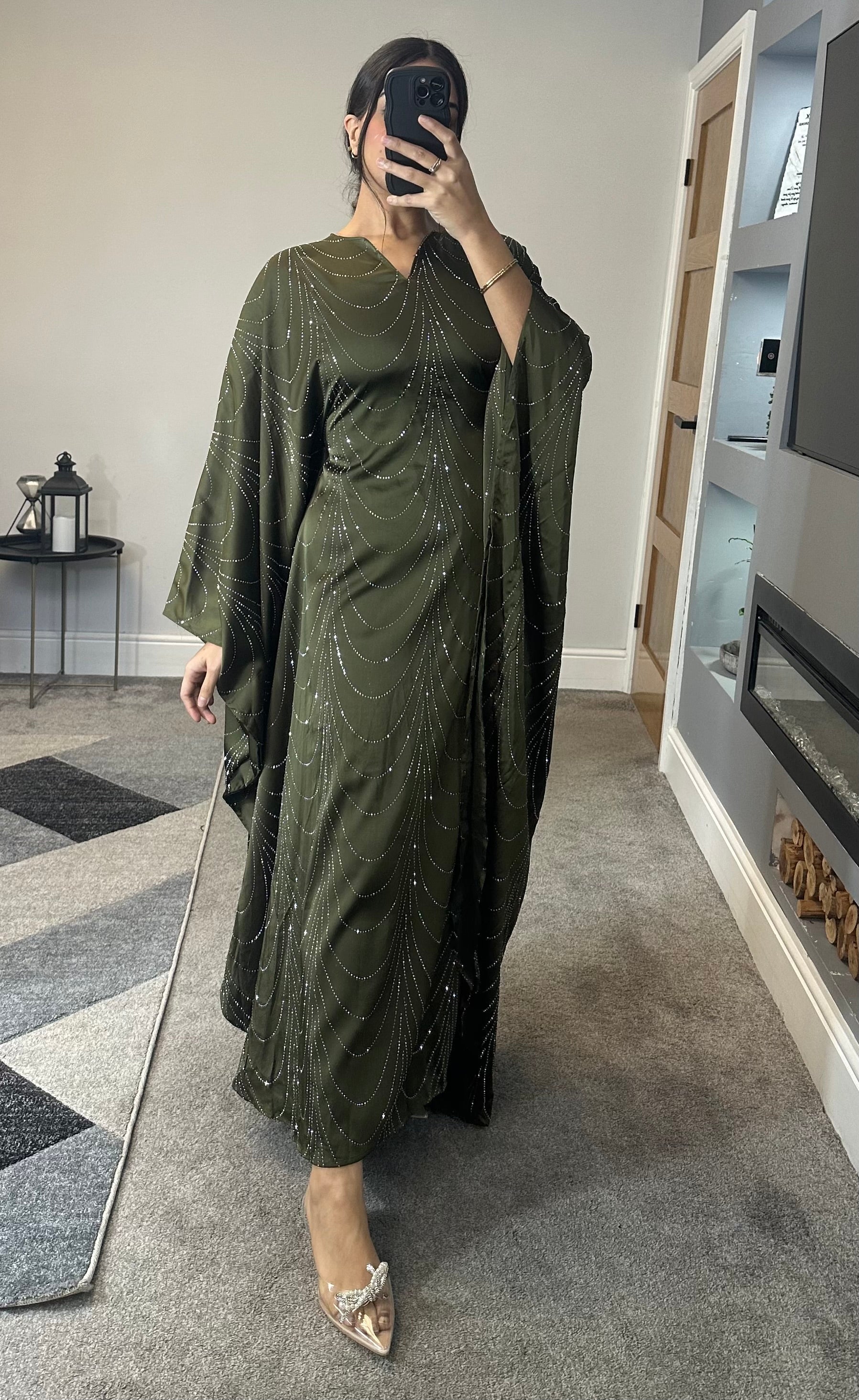 Livia | Rhinestone Abaya