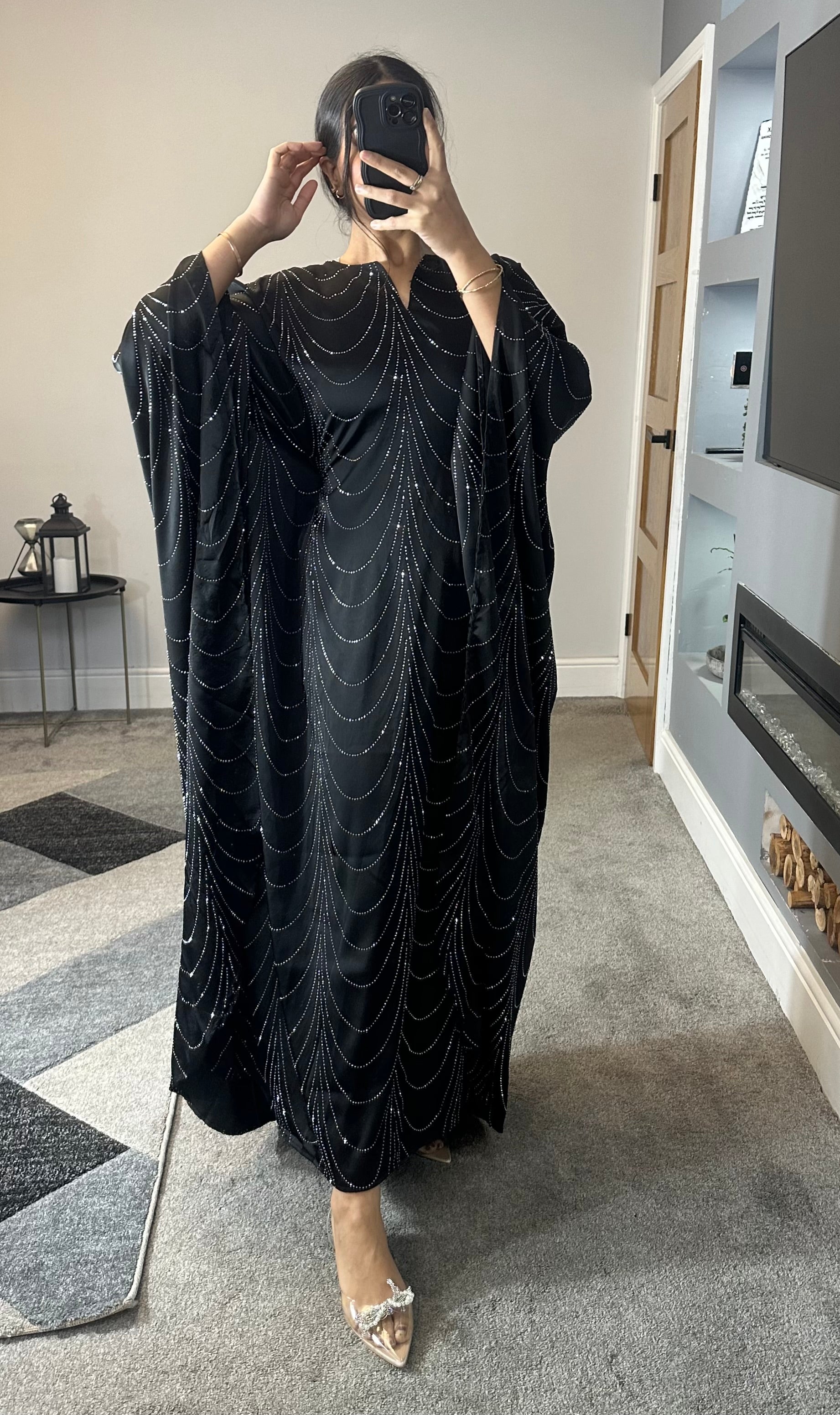 Livia | Rhinestone Abaya