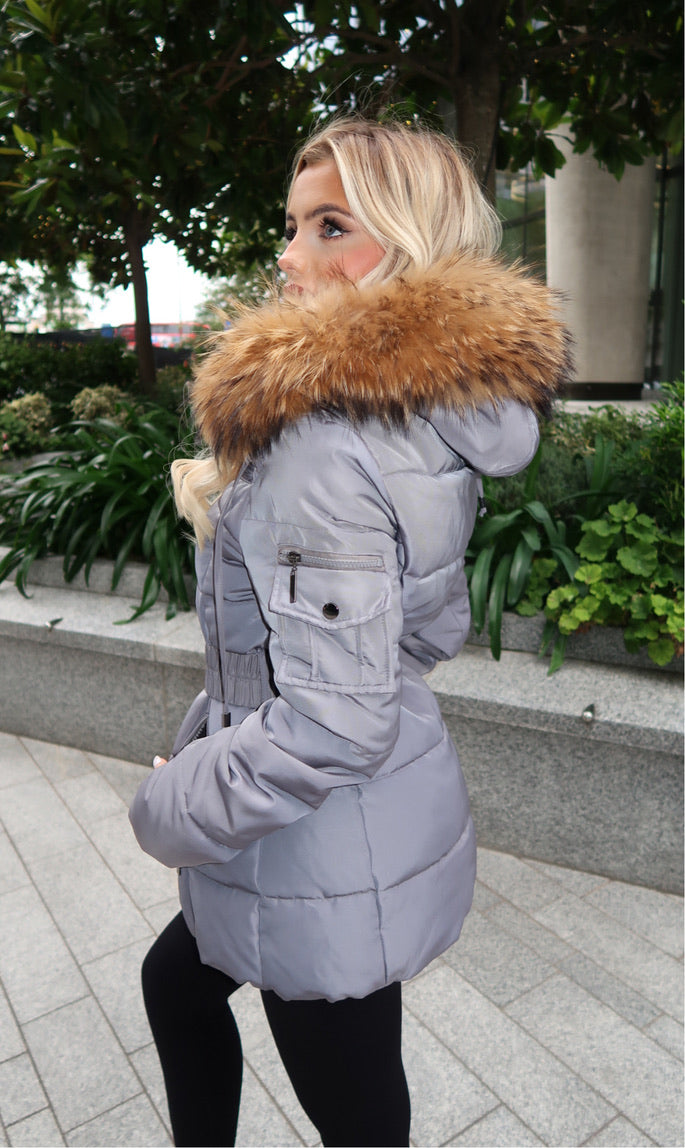 Livia | Fur Padded Coat