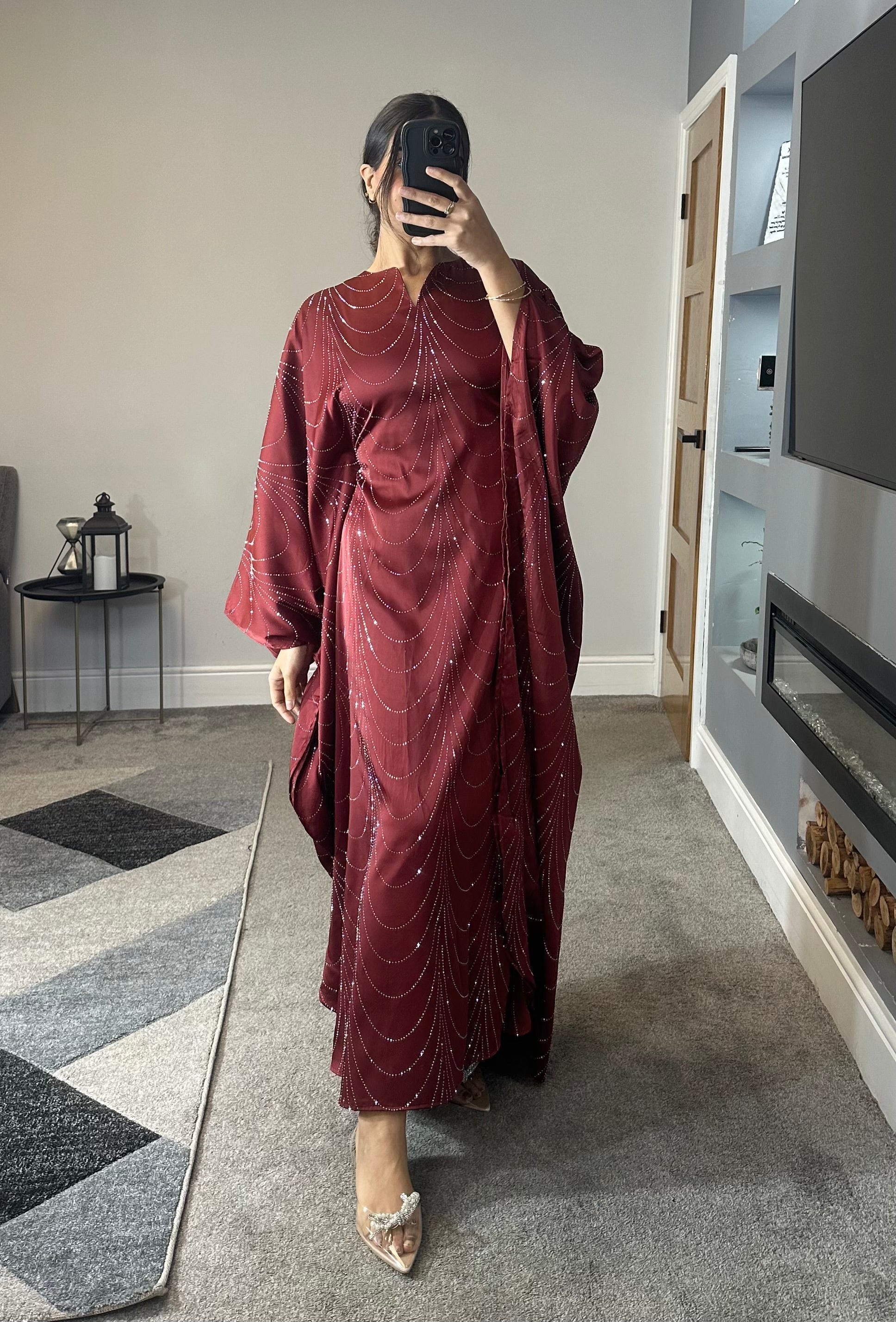 Livia | Rhinestone Abaya