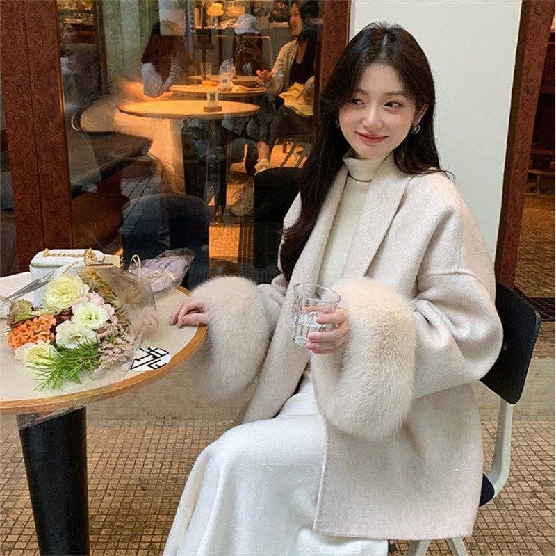 Livia | Fur Cape Coat